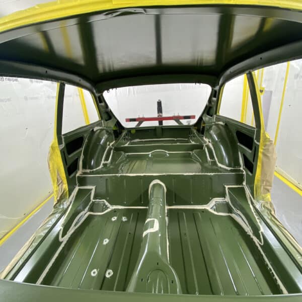 090426 1975 MGB GT Interior Seam Sealed and Painted 2