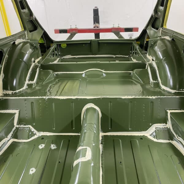 090426 1975 MGB GT Interior Seam Sealed and Painted