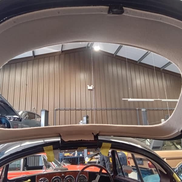 140426 1953 Aston Martin DB24 Boot Lid Trimming 2