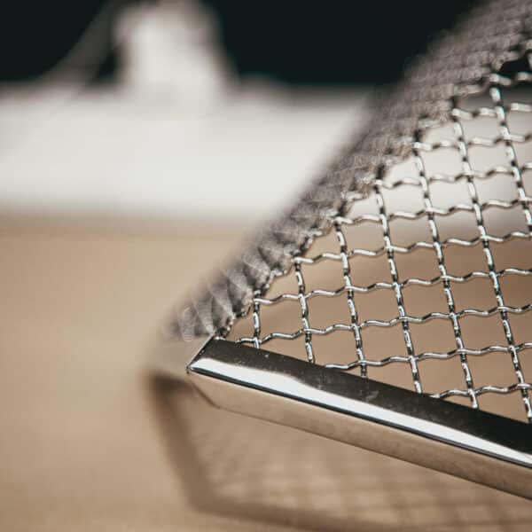 140426 1954 Jaguar XK120B Grille back from chromers 7