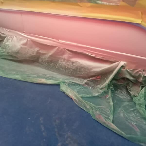 140426 1972 Rover P6 bottom of the doors painted 5