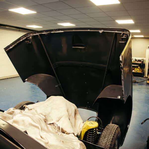 160426 1955 Aston Martin DB2 4 Drophead Coupe Bonnet Hinges 12