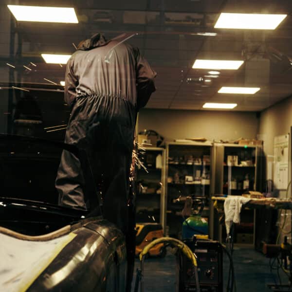 160426 1955 Aston Martin DB2 4 Drophead Coupe Bonnet Hinges 19