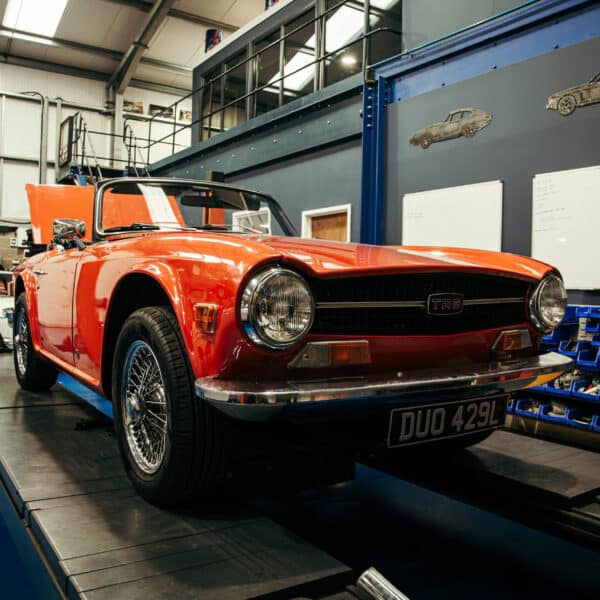 160426 1973 Triumph TR6 Gearbox removed