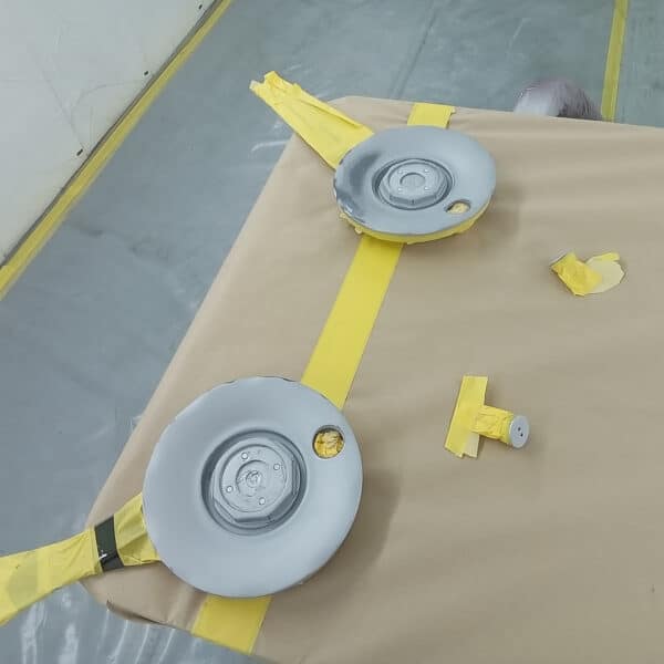 160426 1996 Bentley Continental R Wheel Centres Painted 2