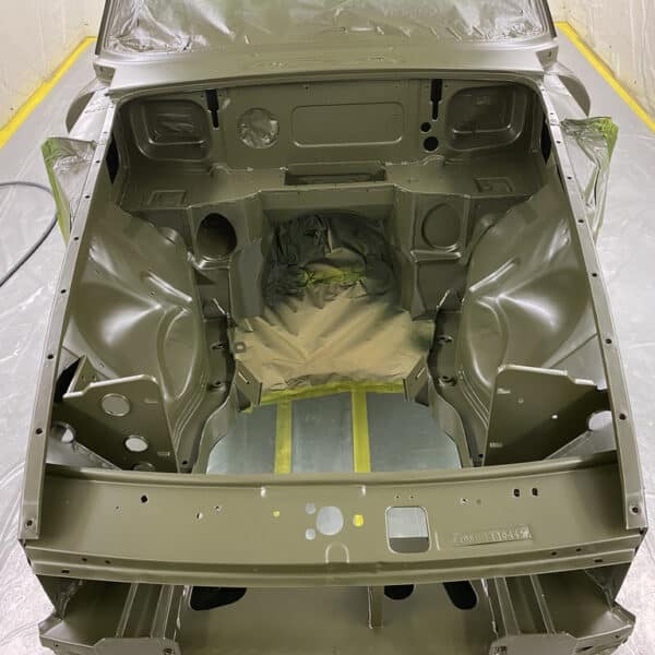 22042026 1975 MGB GT V8 shell painted 23