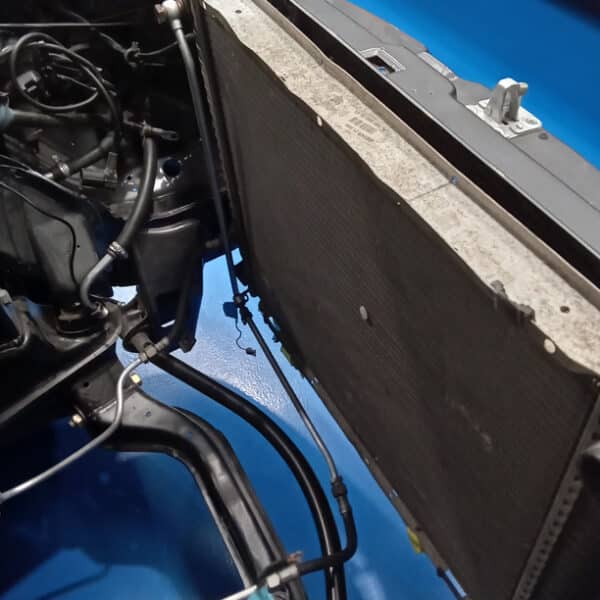 22042026 1987 Mercedes 500SL engine bay progress 1