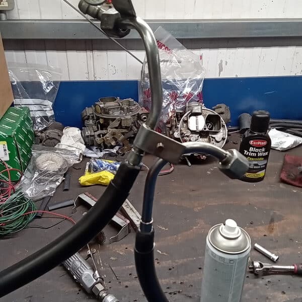 22042026 1987 Mercedes 500SL engine bay progress 10