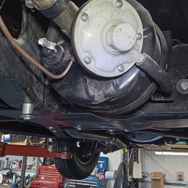 240426 1959 Jaguar MkIX Remedial Work After Test 2