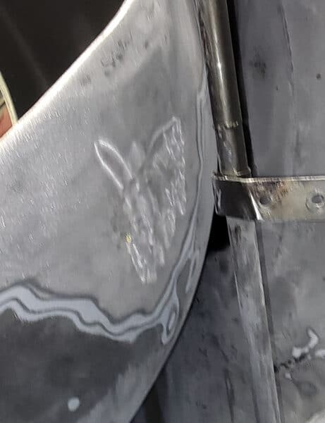 270326 1955 Aston Martin DB2 Drophead Coupe Bonnet Patch 5