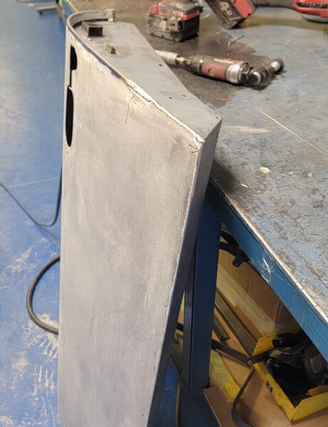 270326 1955 Aston Martin DB2 Drophead Door Lips Welded 6