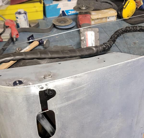 270326 1955 Aston Martin DB2 Drophead Door Lips Welded