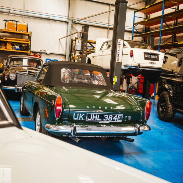 290426 1967 Sunbeam Alpine in the Workshop 5