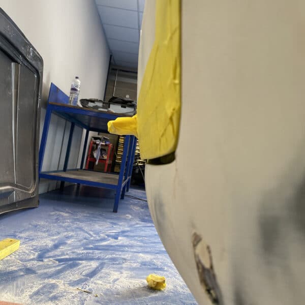 300426 1955 Aston Martin DB24 Panel Levelling 6