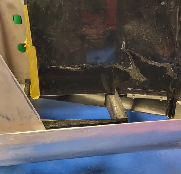 310326 1955 Aston Martin DB2 Drophead Coupe Front Seal Panel Removed for Prep