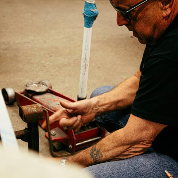 070526 1954 Jaguar XK120B Jack Test Fit 4
