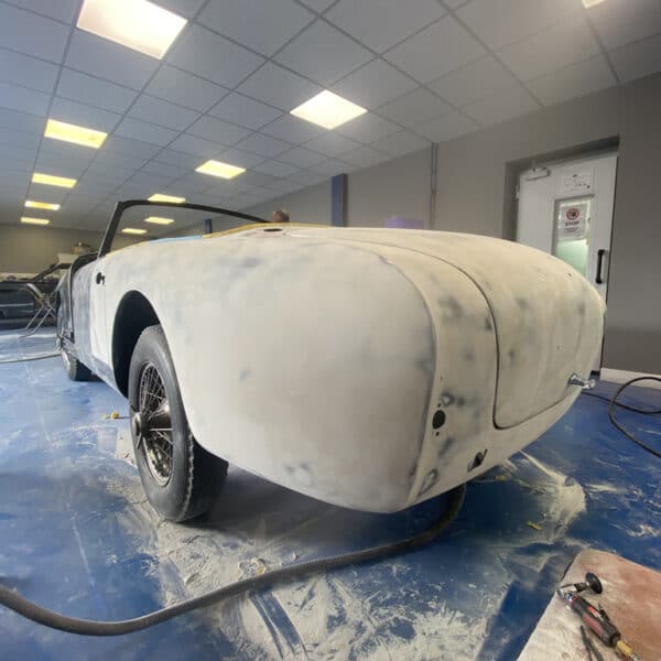 080526 1955 Aston Martin DB24 Drophead Coupe Panel Levelling 5