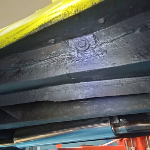 140526 1952 MG YA Jet Reset Sill Underseal and Seam Seal 19