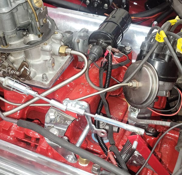 190526 1955 Ford Thunderbird Air Cleaner Removed 2