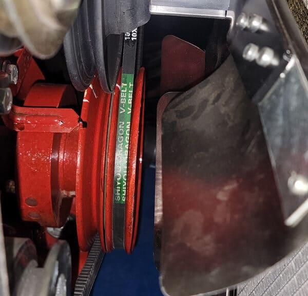 190526 1955 Ford Thunderbird Timing Marks and Paint in Engine 3