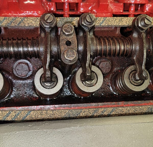 190526 1955 Ford Thunderbird Timing Marks and Paint in Engine 4