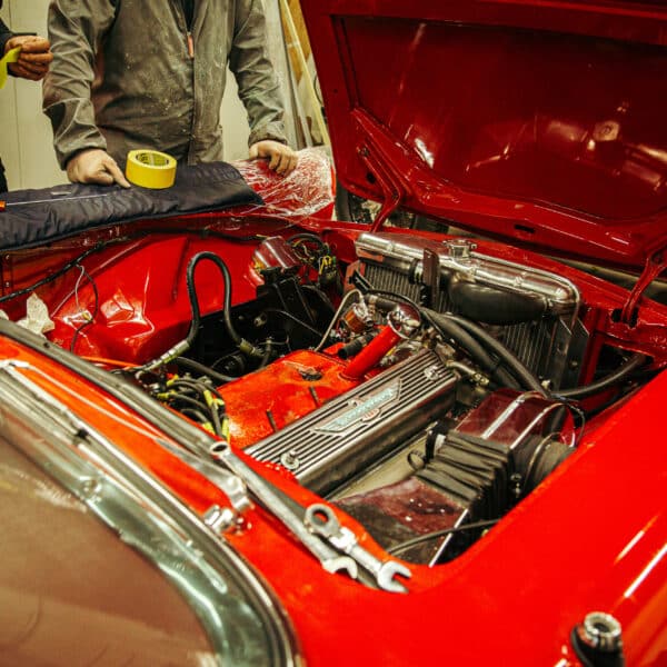 200526 1955 Ford Thunderbird Engine Bay Clean Up 3