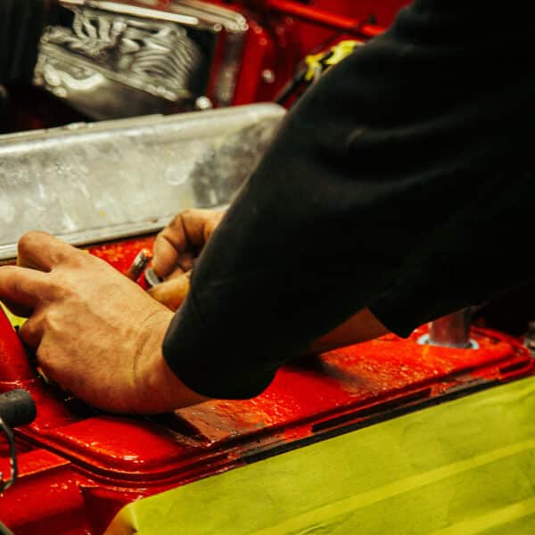 200526 1955 Ford Thunderbird Engine Bay Clean Up 6