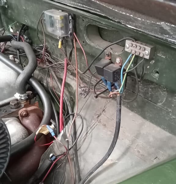 200526 1965 Land Rover Series 2a Original Wiring Pre Strip Out 6