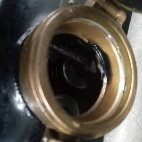 210526 1936 Fraser Nash BMW Floor Repairs Rocker Cover Condensation in Cylinder Head Oil Drain 8