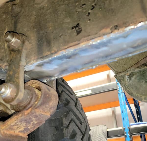 210526 1966 Land Rover Series 2A Frame Repair 5