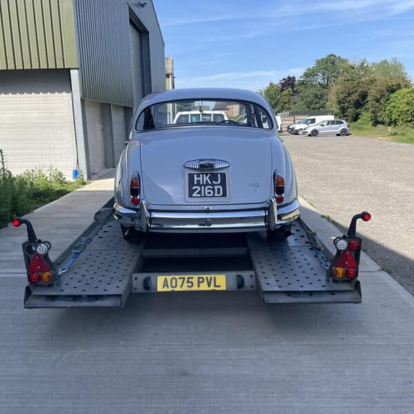 220526 1966 Daimler 250 V8 Loaded for Delivery