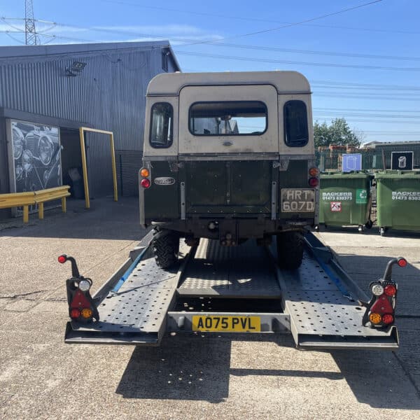 220526 1966 Land Rover Series 2A loaded up for transport 2
