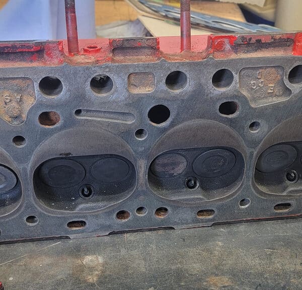 260526 1955 Ford Thunderbird Cylinder Head Prepped for Reinstall 2