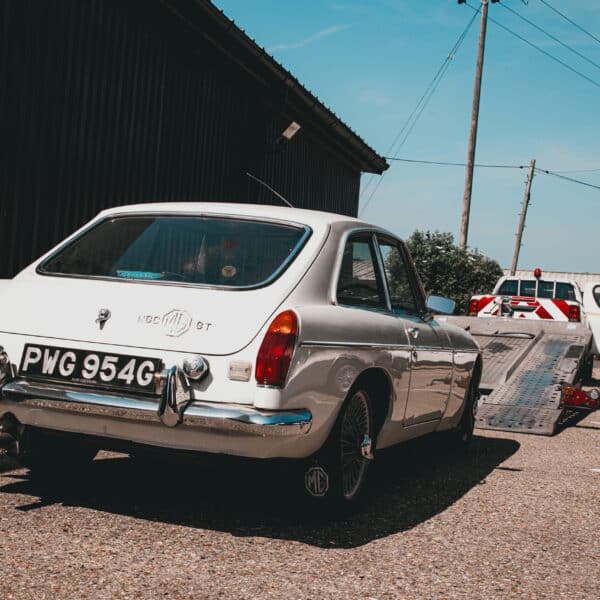 280526 1969 MGC GT transported 5