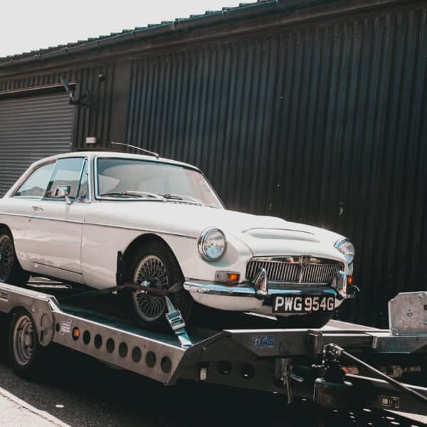 280526 1969 MGC GT transported
