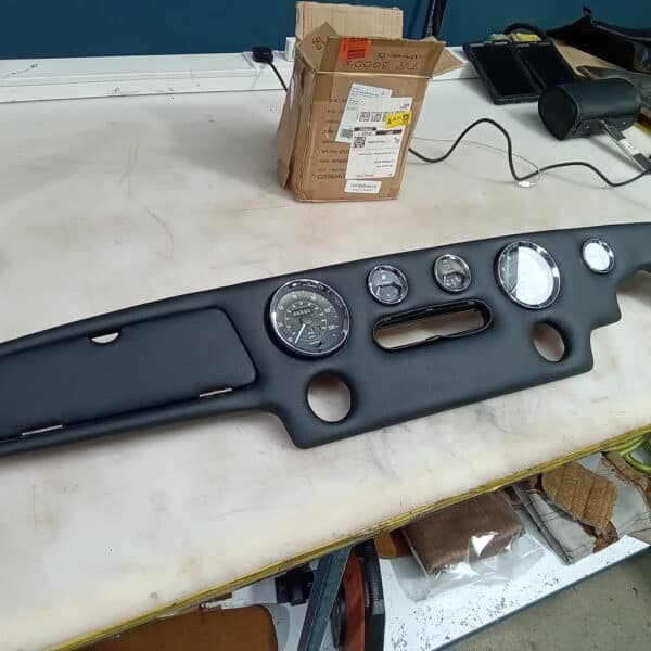 020626 1980 TVR 300S Dash Retrimmed and Radio Hole Filled 4