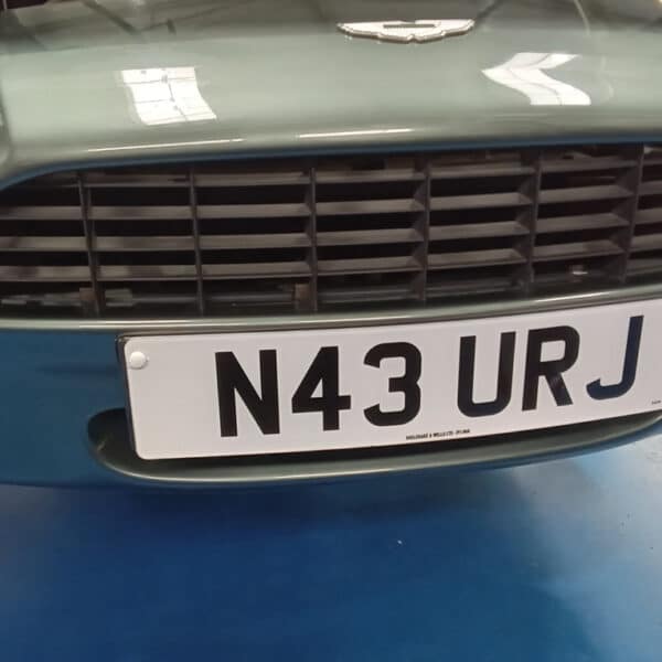 040626 1995 Aston Martin DB7 New Number Plates