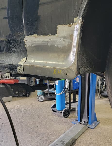 050626 1958 Rover 90 Lower Wing Rear Complete