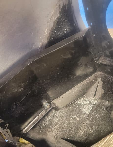 090626 1970 Aston Martin DBS Bumper Bracket Welded