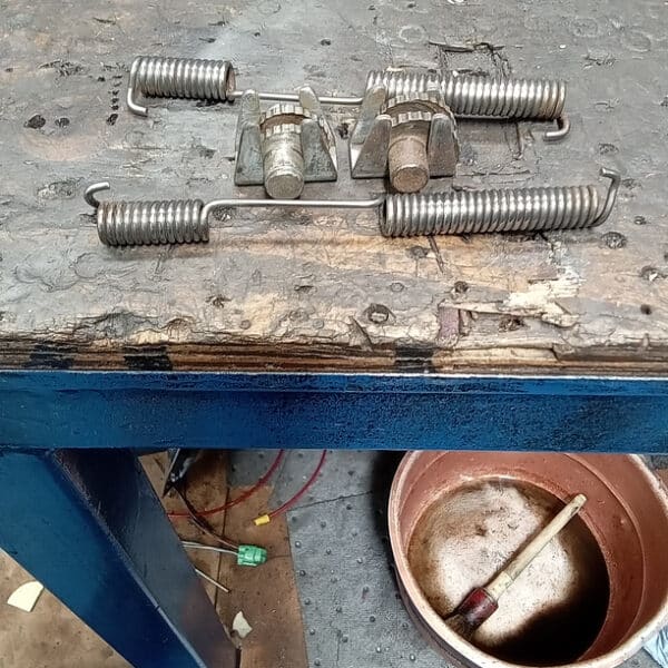 100726 1936 Fraser Nash BMW Brake Parts Cleaned 7