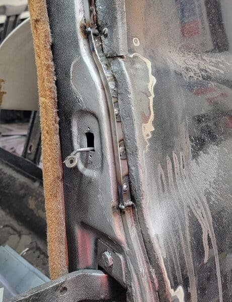 110626 1958 Rover 90 Door Gasket Channel 10