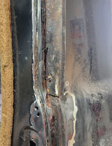 110626 1958 Rover 90 Door Gasket Channel 2