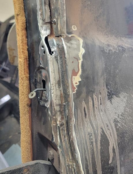 110626 1958 Rover 90 Door Gasket Channel 4