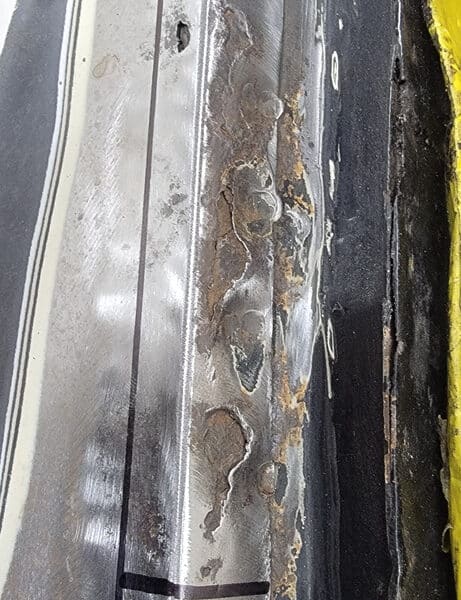 110626 1958 Rover 90 Top Wing Repair 2