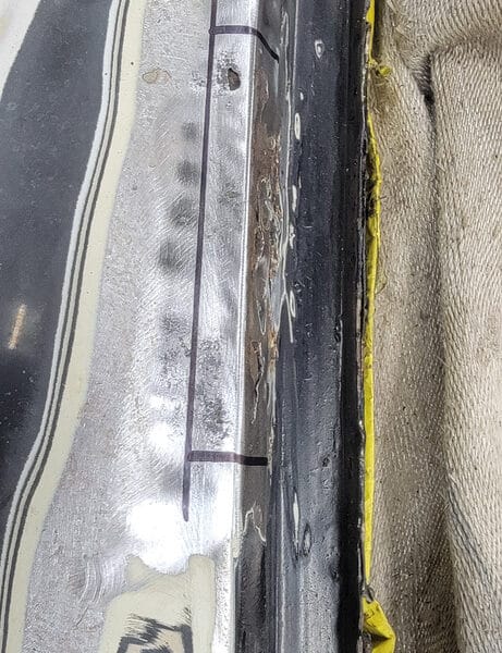 110626 1958 Rover 90 Top Wing Repair