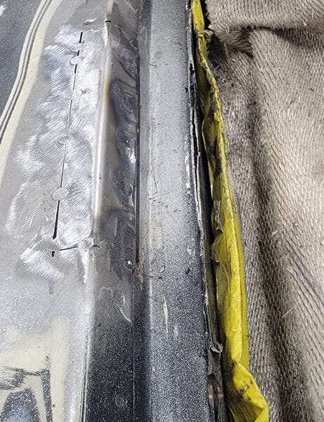 110626 1958 Rover 90 Top Wing Repair 7