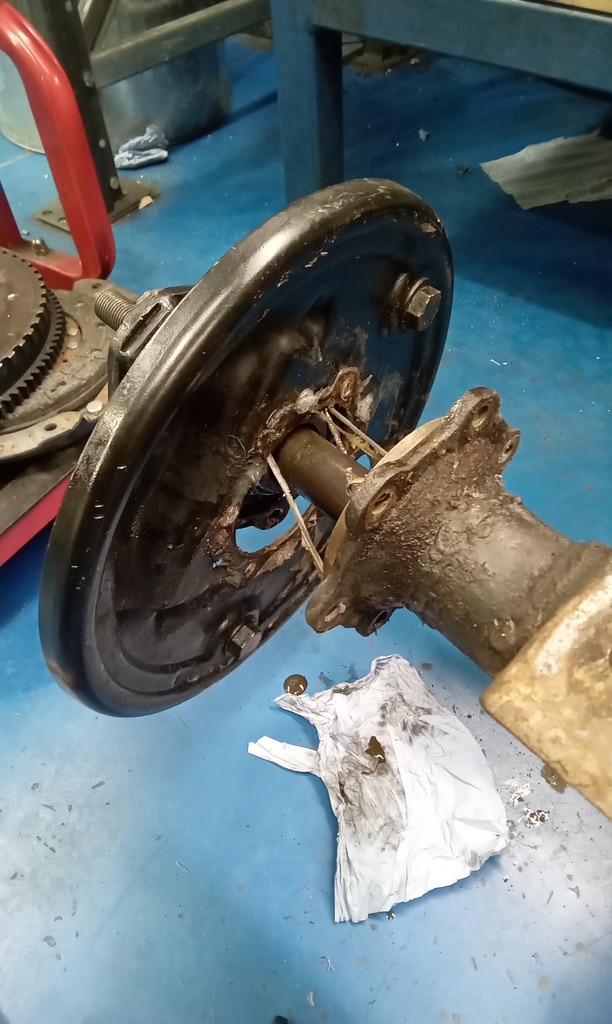 120626 1936 Fraser Nash BMW 319 Rear Diff Removal and Teardown 10