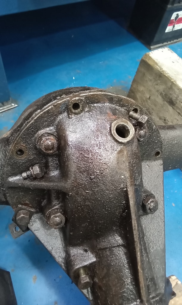 120626 1936 Fraser Nash BMW 319 Rear Diff Removal and Teardown 11