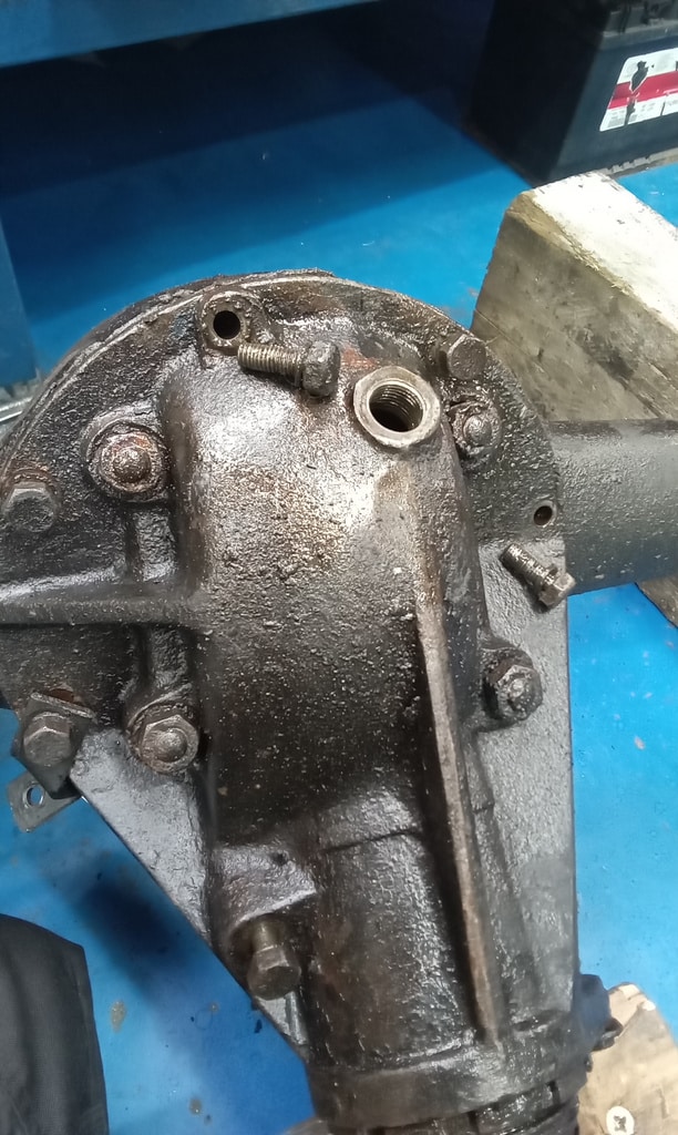 120626 1936 Fraser Nash BMW 319 Rear Diff Removal and Teardown 12