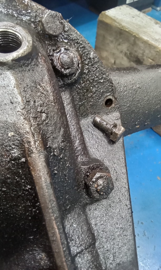 120626 1936 Fraser Nash BMW 319 Rear Diff Removal and Teardown 14